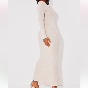 COPY - Shape tan/ oatmeal knit maxi dress PLT NWT